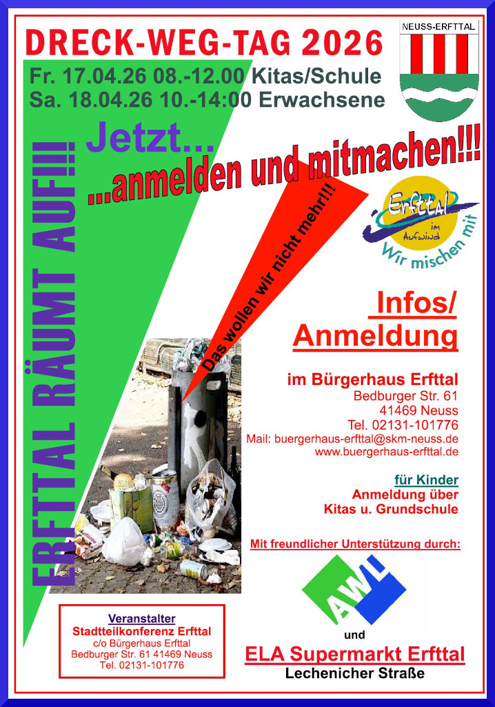 Dreck weg Plakat 2026